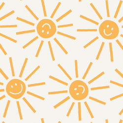 Large Smiley Sunshine in Canary Yellow