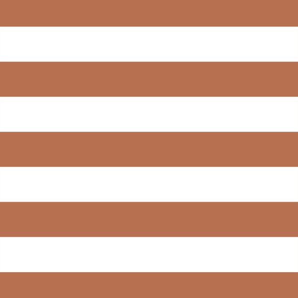 Horizontal Play Stripe in Terracotta