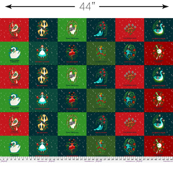 Christmas Days Yard Panel in Multi