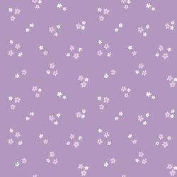 Ditsy Flowers in Purple