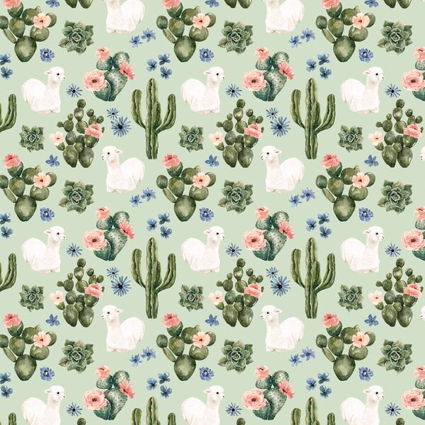 Little Desert Llama in Mint