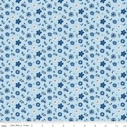 Floral in Blue