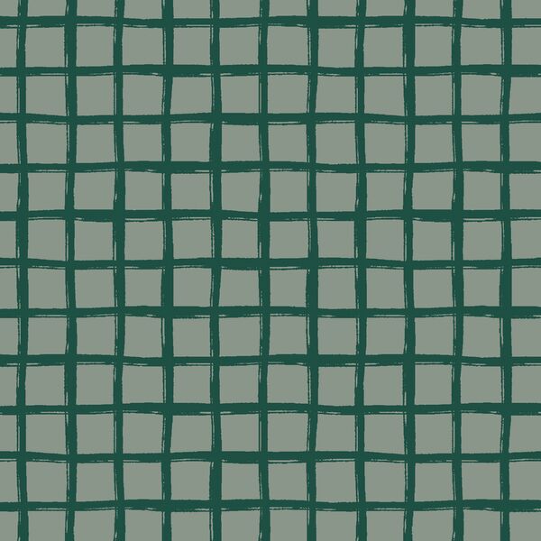 Painted Check in Sap Green