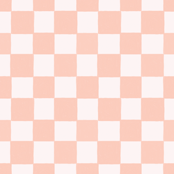Painted Checks in Peachy