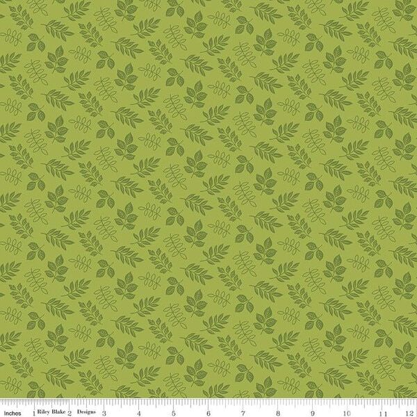 Leaves in Green