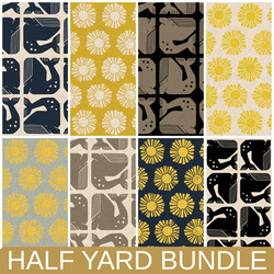 By the Seaside 2 Half Yard Bundle in Canvas