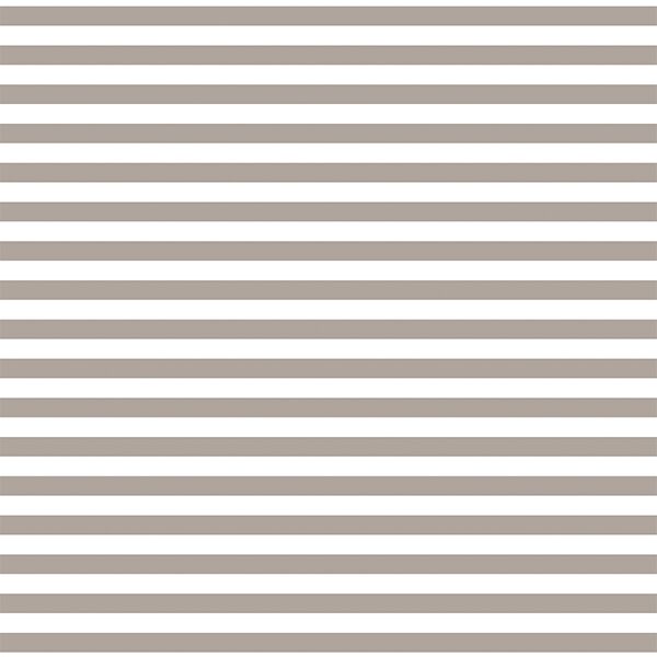 Horizontal Dress Stripe in Taupe