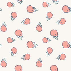 Sketched Apples in Chalk White