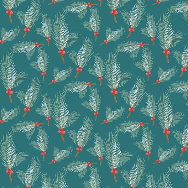 Pine Sprig in Forest Glade