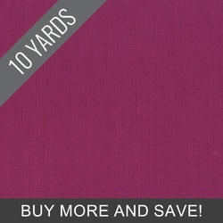 Artisan Cotton Yarn-Dye in Grape Dark Pink - 10 Yard Bolt