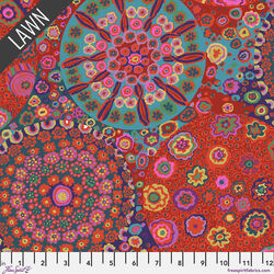 Millefiore Lawn in Red