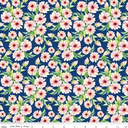 Flowers in Navy