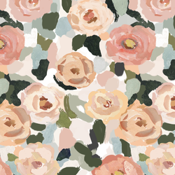 Abstract Roses in Cameo Pink