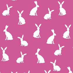 Cottontail Silhouette in Petunia