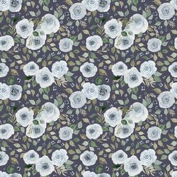 Mountain Floral in Navy