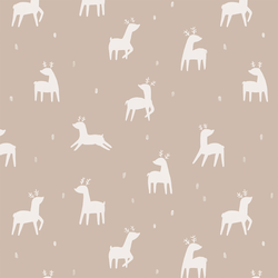 Prancing Deer in Latte
