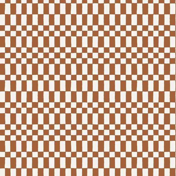 Large Neo Checkerboard in Cocoa Brown
