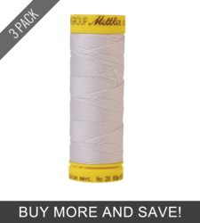 White (9128-2000) - Silk Finish Cotton 28wt - 87 Yards (3 Pack)