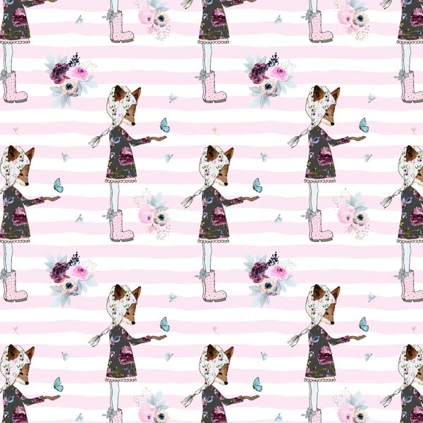 Little Best Friends on Stripes in Primrose