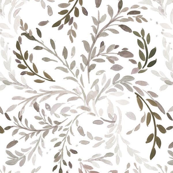 Willow Vines in Warm Gray