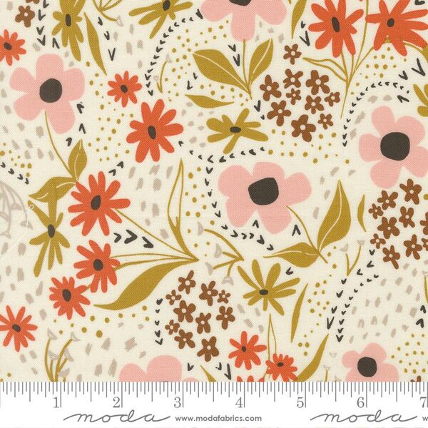 Feedsack Floral in Cloud