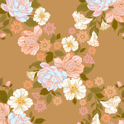 Blooming Trellis in Golden