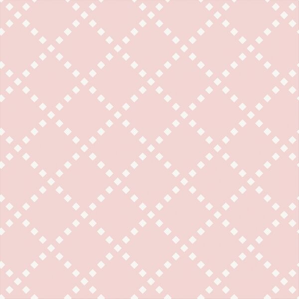 Whimsy Grid in Baby Pink