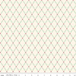 Trellis Vines in Vintage White