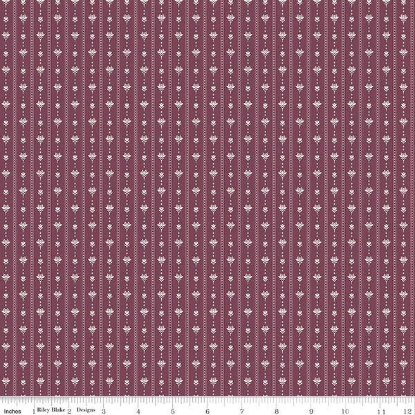 Stripes in Burgundy