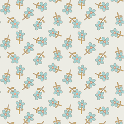 Forget Me Not in Spring Rain