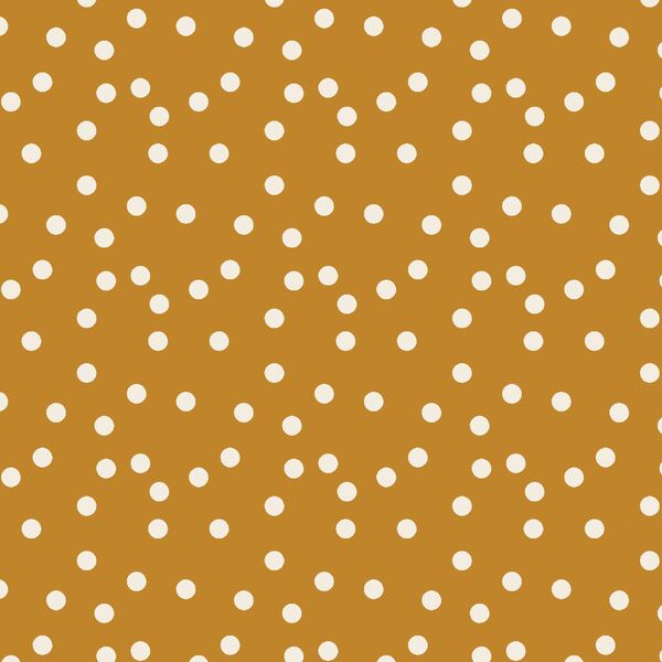 Polka Dot in Cream on Golden