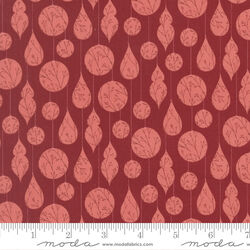 Crystal Ornaments in Cranberry