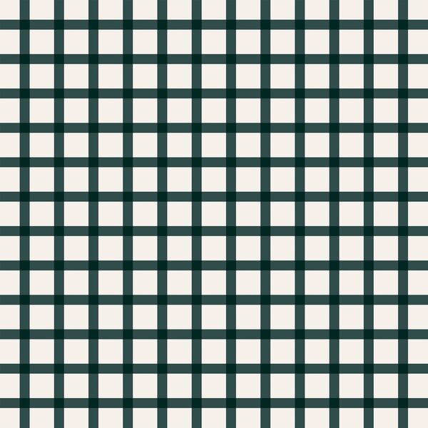 Skinny Gingham in Deep Teal