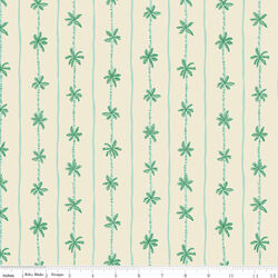 Palm Stripe in Sand Dollar