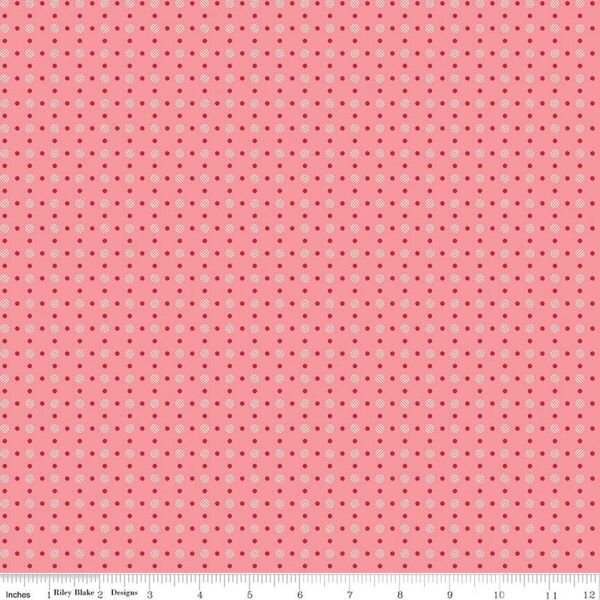 Polka Dot in Coral