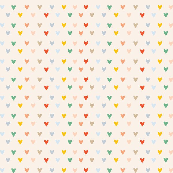 Rainbow Hearts in Summer Sunshine