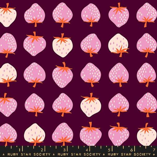 Strawberry in Deep Plum