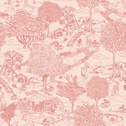 Playground Toile in Petal Pink