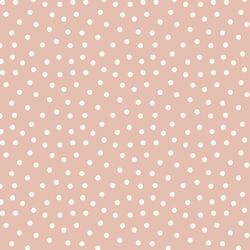 Tossed Polka Dot in Powder Pink