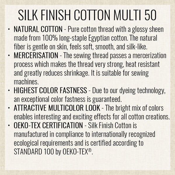 Bleached Straw - Silk Finish Cotton Multi 50wt (9085-9855) | Metller ...