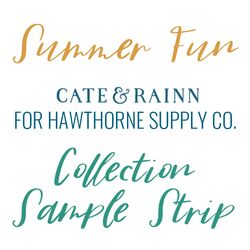 Summer Fun Sample Strip