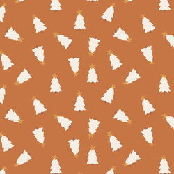 Christmas Trees in Burnt Caramel