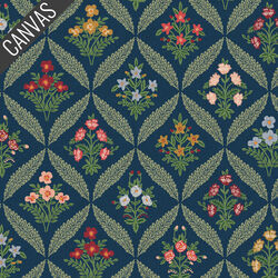 Estee Garden Canvas in Navy Multi