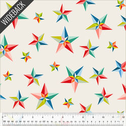 Pinwheel Stars Wideback in Patriotic