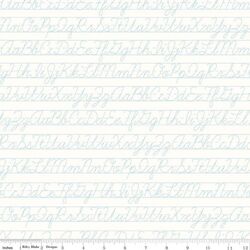 Penmanship in Aqua
