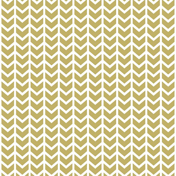 Broken Chevron in Brass