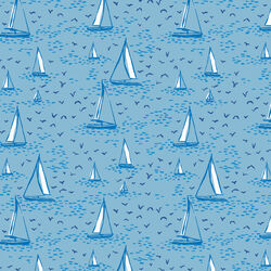 Regatta Day in Blue