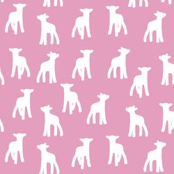 Lamb Silhouette in Begonia