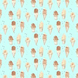 Ice Cream in Blue Raspberry