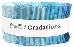 Stonehenge Gradations 2.5" Strip Roll in Midnight